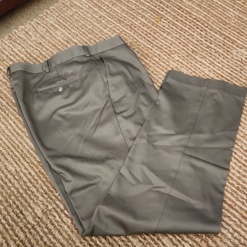 Dockers Men's Cotton Khaki Green Dress Pants Tall 40W34L